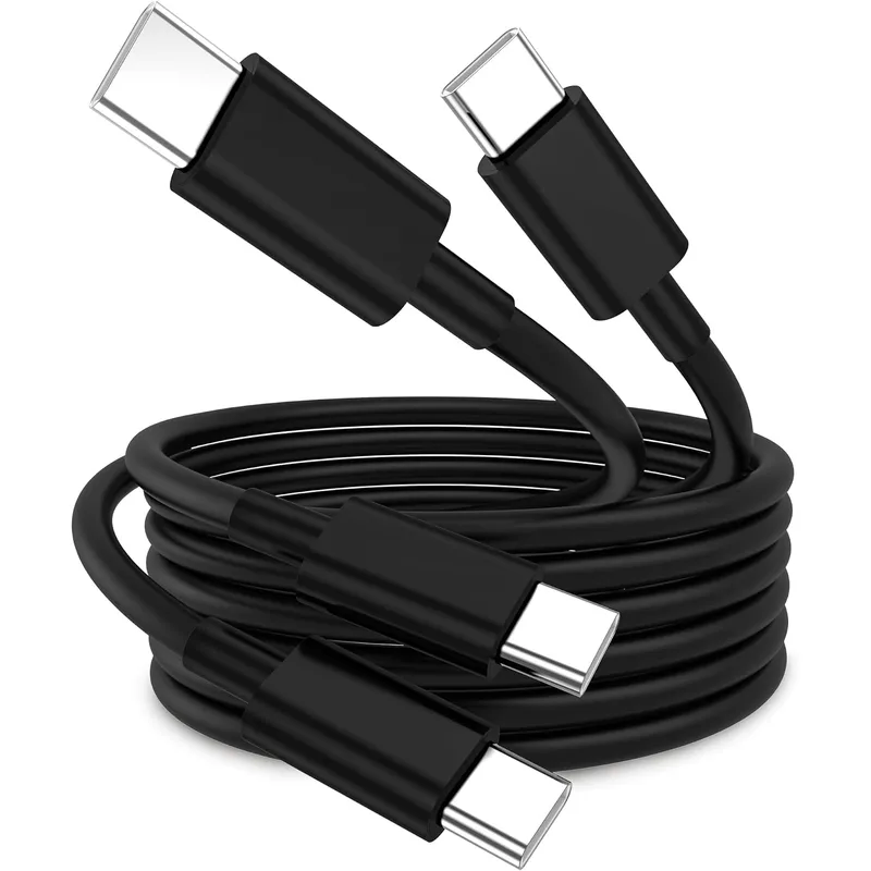 FEEL2NICE USB-C to USB-C Cable 240 W, 2-Pack – Black