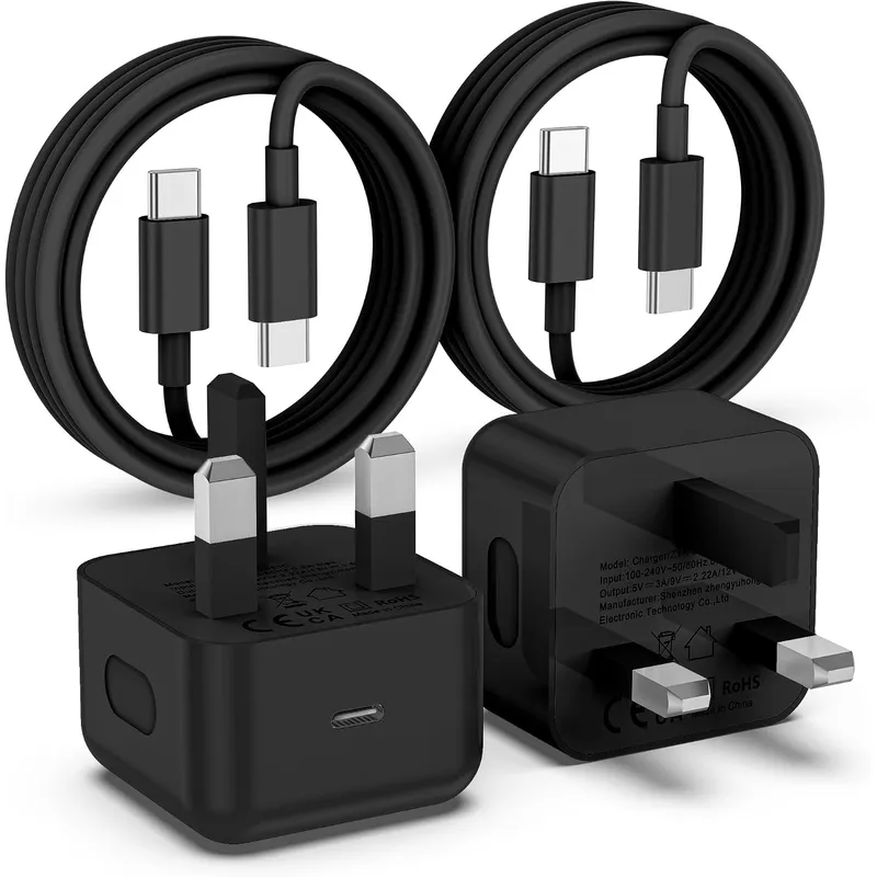 FEEL2NICE 20 W Charger + USB-C Cable Kit – Black