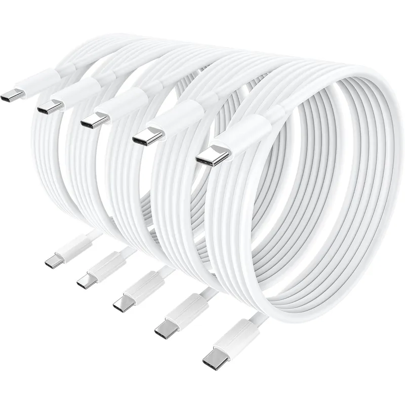 FEEL2NICE USB-C to USB-C Cable, 5-Pack